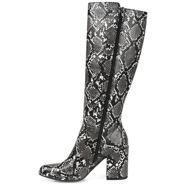 Journee Collection Tavia Boot White US 8.5 3