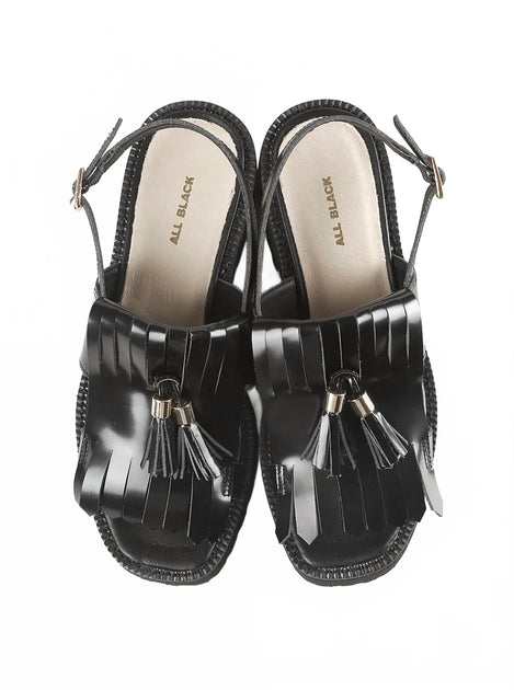 ALL BLACK Lugg Sandals Black EU 39 3
