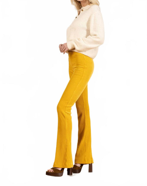 Avenue Montaigne Bellini Corduroy Pants Yellow US 8 3