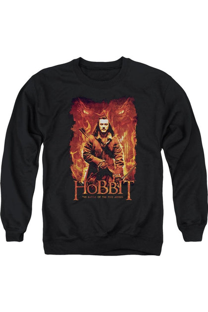 Gildan Hobbit Fates Crewneck Sweatshirt Black XLarge 2