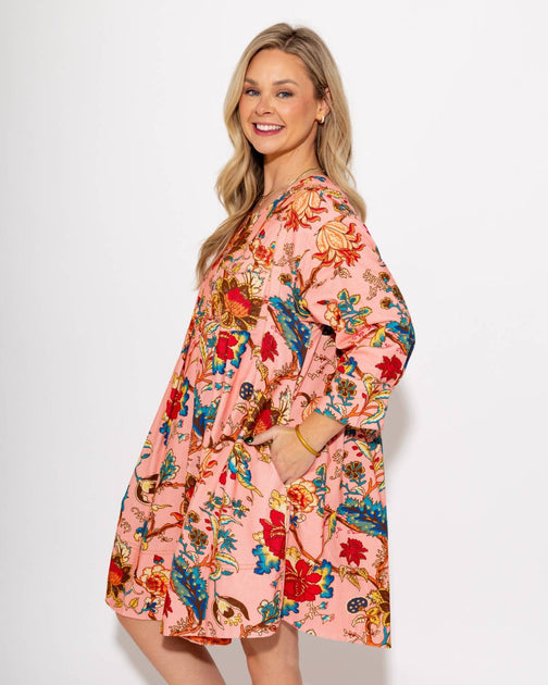 Ivy Jane Tuck And Swing Dress Multi Small 3