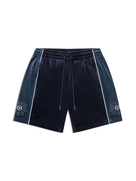 Sergio Tacchini Cresta Velour Short Bleu Petit 2