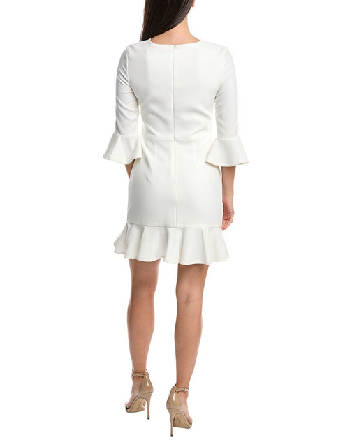 Black Halo Brooklyn Sheath Dress White US 10 3