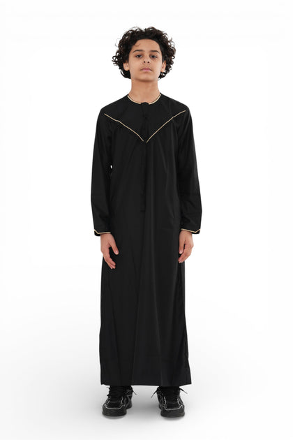 K-TT-006 Boys Thobe Black 7 Years 2