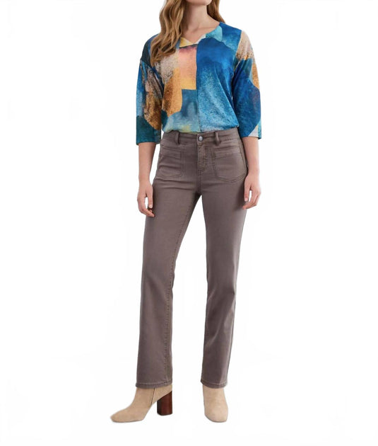 FDJ Christina Straight Leg Jean Grey US 14 2
