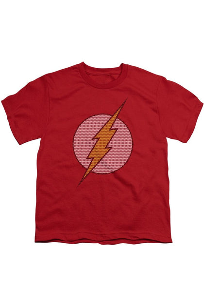 Gildan DC Comics Flash Little Logos T-Shirt Red Large 2