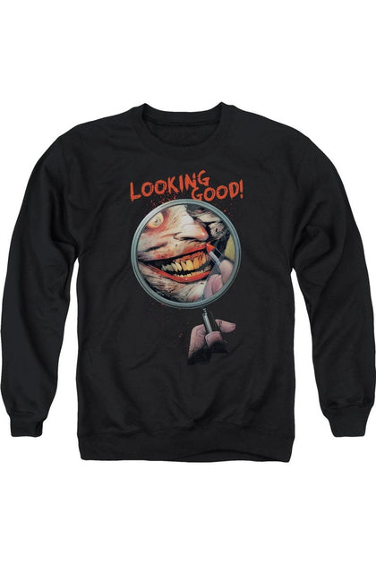 Gildan Batman Crewneck Sweatshirt Black Medium 2
