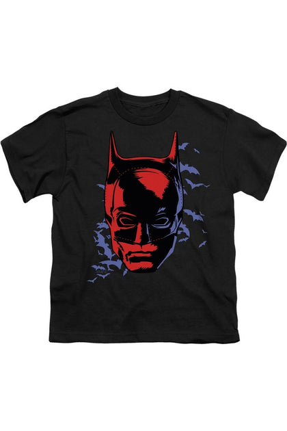 Gildan The Batman Shadowed Headshot T-Shirt Black XL 2
