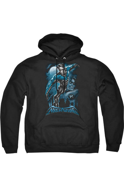 Gildan Batman All Grown Up Hooded Sweatshirt Black Medium 2