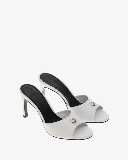 Coperni 95mm Open-Toe Mules White EU 41 3