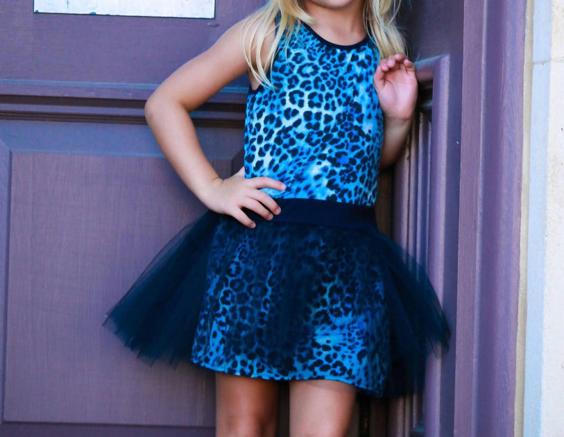 Dolls & Divas Couture Cooper Tank Dress Blue US 3T 2