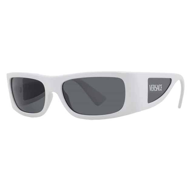 Versace VE4482 Wrap Sunglasses Grey 57 3