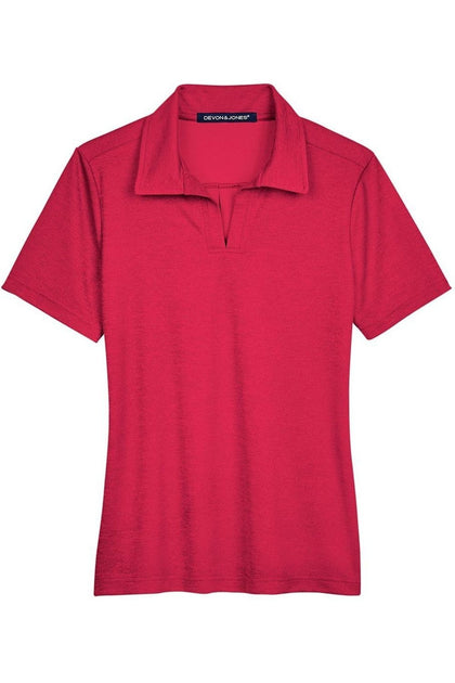 Devon & Jones CrownLux Performance Melange Polo Pink XXLarge 2