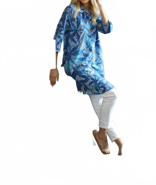 KikiSol Hatch A-Line Jacket Blue XLarge 3