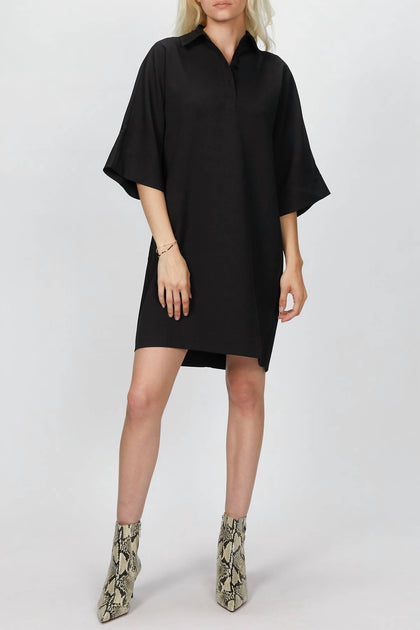 Harris Tapper Polo Dress Black UK 8 2