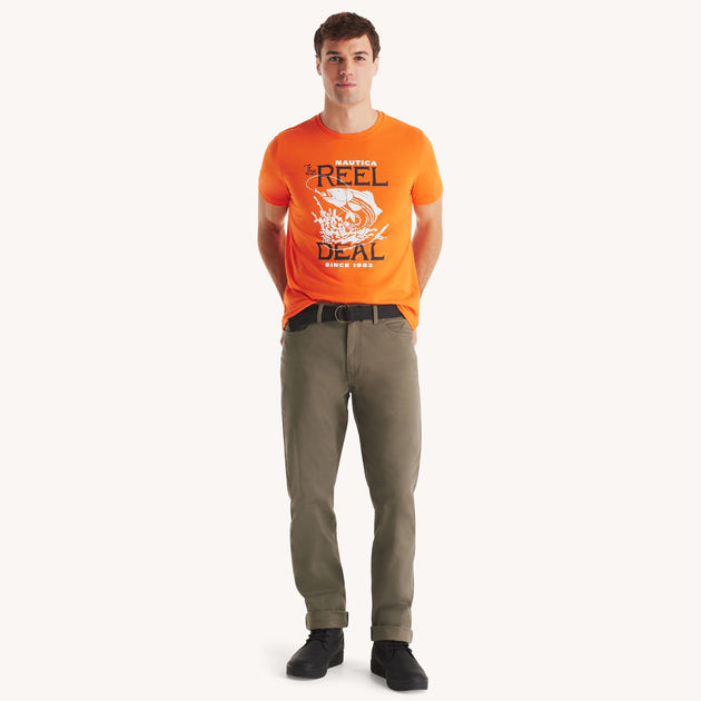 Nautica Straight Fit Stretch Pant Multi 38x30 2