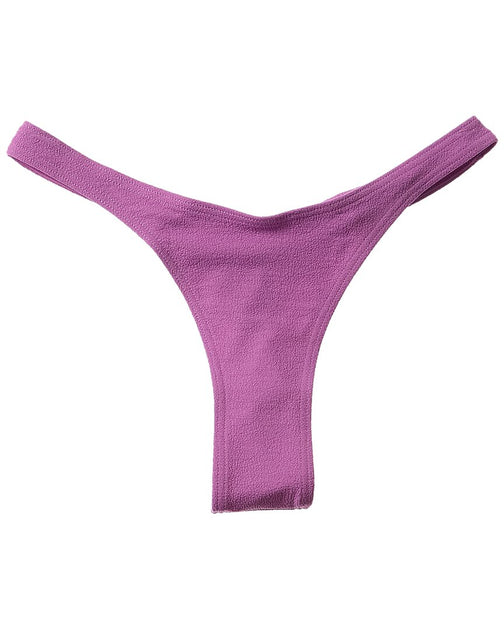 Matteau Nineties Brazilian Bikini Bottom Purple Small 2