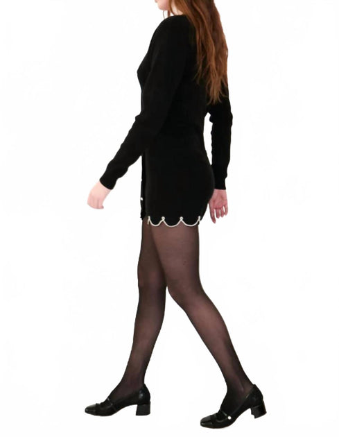 Rachel Antonoff Cupcake Langarm Romper Schwarz Small 4