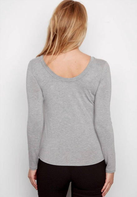iltm Juniper Top en Maille Réversible 2 Sens gris Large female 3