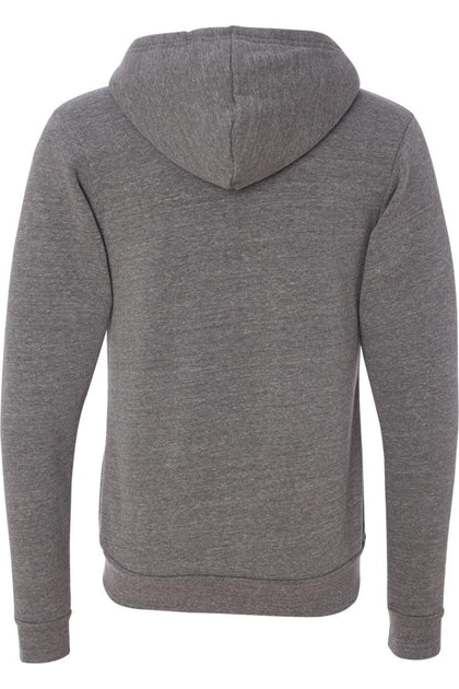 BELLA + CANVAS Triblend Sponge Fleece Full-Zip Hoodie Grey X-Small 3