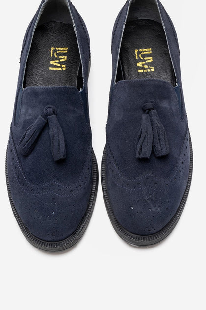 Forever & Always Alex Leather Tassel Loafers Multi US 7 4