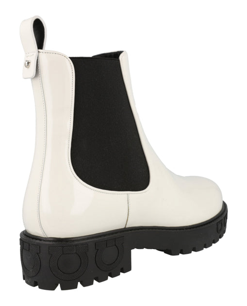 Salvatore Ferragamo Varsi Bootie White US 5 4