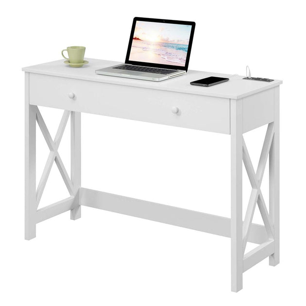 Convenience Concepts Oxford 42 inch Desk White 3