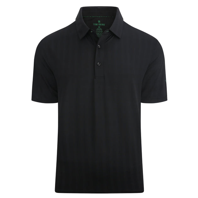 Tom Baine Performance Stretch Plaid Short Sleeve Polo Green XXLarge 4