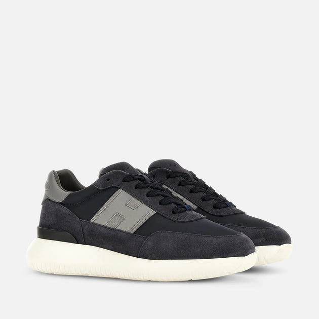 Hogan H709 Allacciato H Banda Sneakers Grey UK 6.5 3