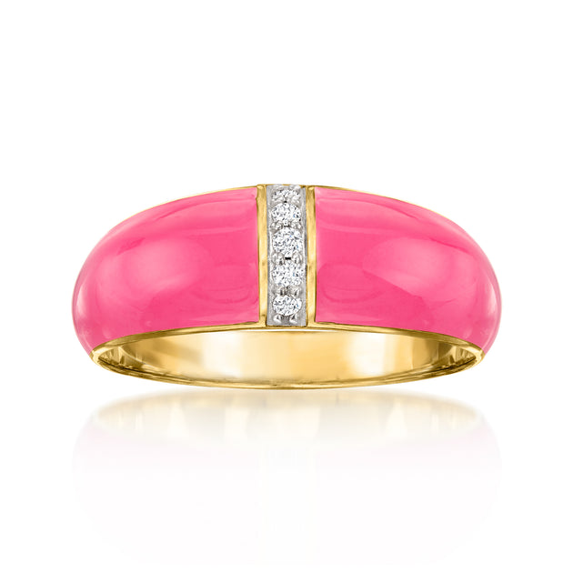Ross-Simons Dome Ring Pink Gold US 7 2