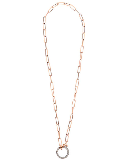 Meshmerise 18K Over Silver 0.20 ct. tw. Diamond Necklace Silver One Size 4