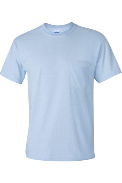 Gildan Ultra Cotton Pocket T-Shirt Blue 4XLarge 2