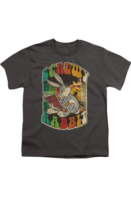 Gildan Looney Tunes Screwy Rabbit T-Shirt Black Medium 2