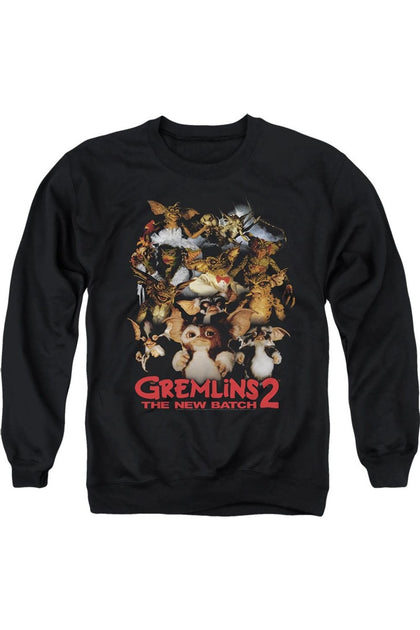 Gildan Gremlins 2 Goon Crew Adult Crewneck Sweatshirt Black XXLarge 2