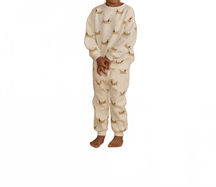 Rylee + Cru Jogger Sweatpant White 6-12 Months 2