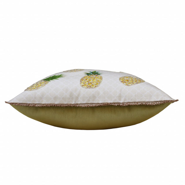 Hivvago Throw Pillow Yellow/Green 51x51 cm 3