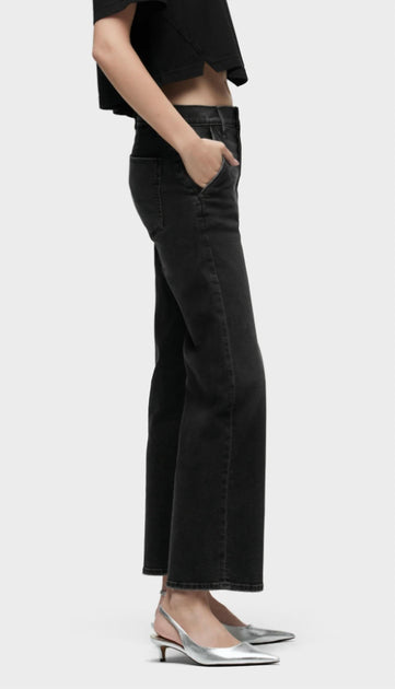 Hudson Rosie Trouser Wide Leg Jean Black 28 2