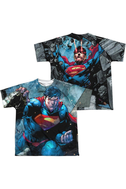 Gildan Superman Rumble Short Sleeve Crew Tee Multi Small 2