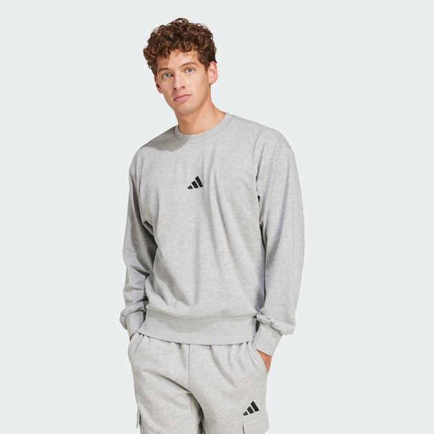 adidas Essentials Feelcozy Sweatshirt Grey Medium 2