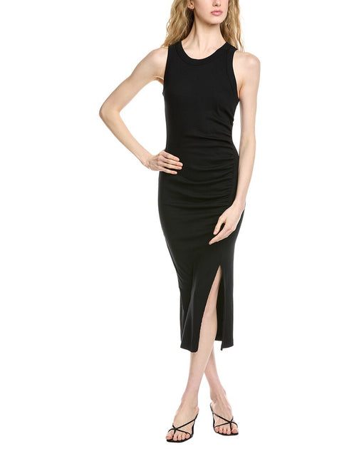 Michael Stars Tala Midi Dress Black Large 2