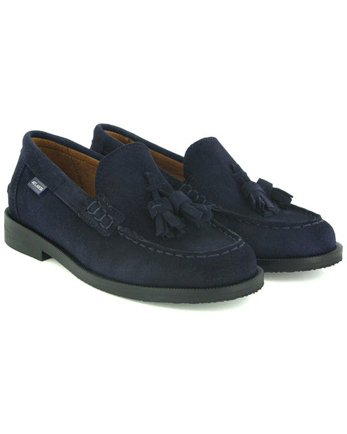 Atlanta Mocassin Tassel Suede Loafer Dark Blue EU 32 2