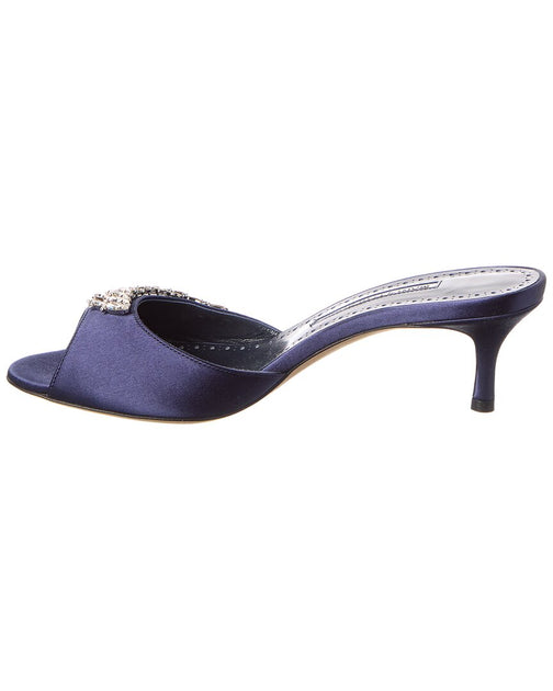 Manolo Blahnik Lumada 50 Mule Purple EU 37 3