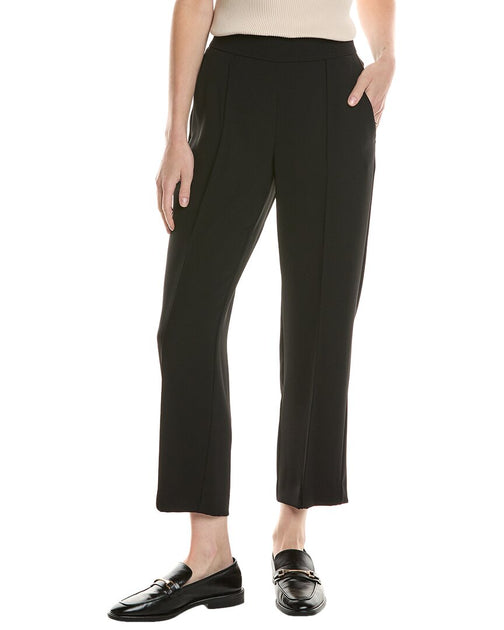 Vince Mid-Rise Tapered Pull-On Pant Black XS 2