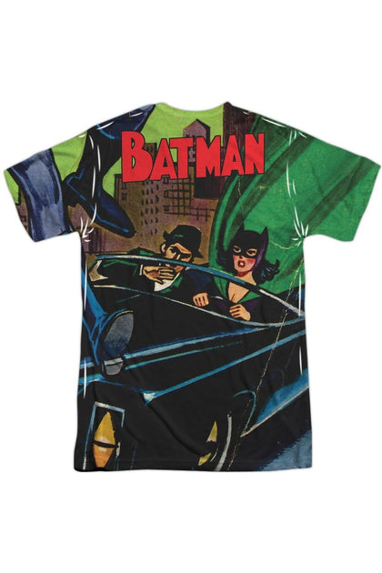 Gildan Batman Getaway Kurzarm Crew T-Shirt Grün Small 3