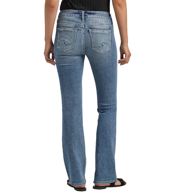 Silver Jeans Co. Suki Curvy Fit Mid Rise Bootcut Jeans Blue 32 4