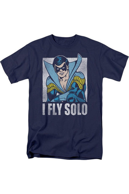 Gildan DC Comics Fly Solo T-Shirt Blue XXL 2