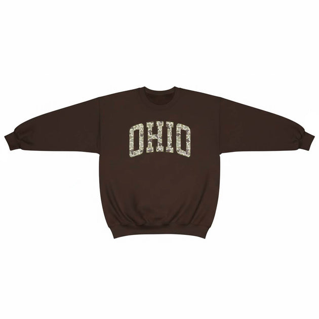 Gambi's Graphic Tees Ohio Camo Sweatshirt Black 2X 2