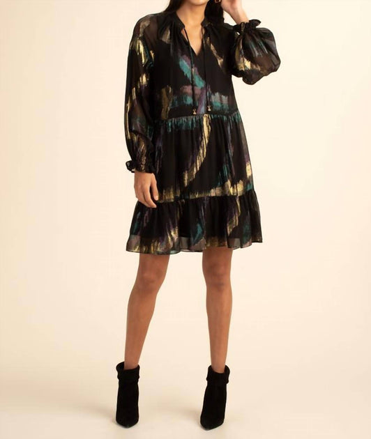 Trina Turk Rhapsodic Dress Multi Medium 2