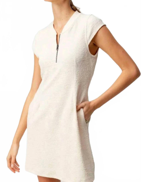 sundays Kiana Mini Dress Beige Medium 2
