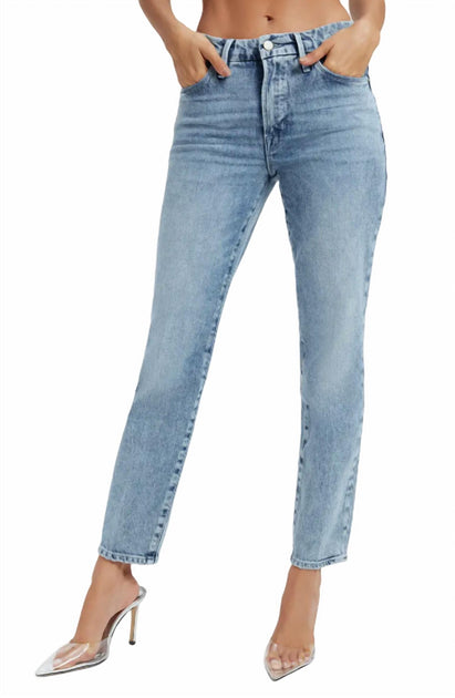 GOOD AMERICAN Classic High Waist Straight Leg Jeans Multi 3X 2